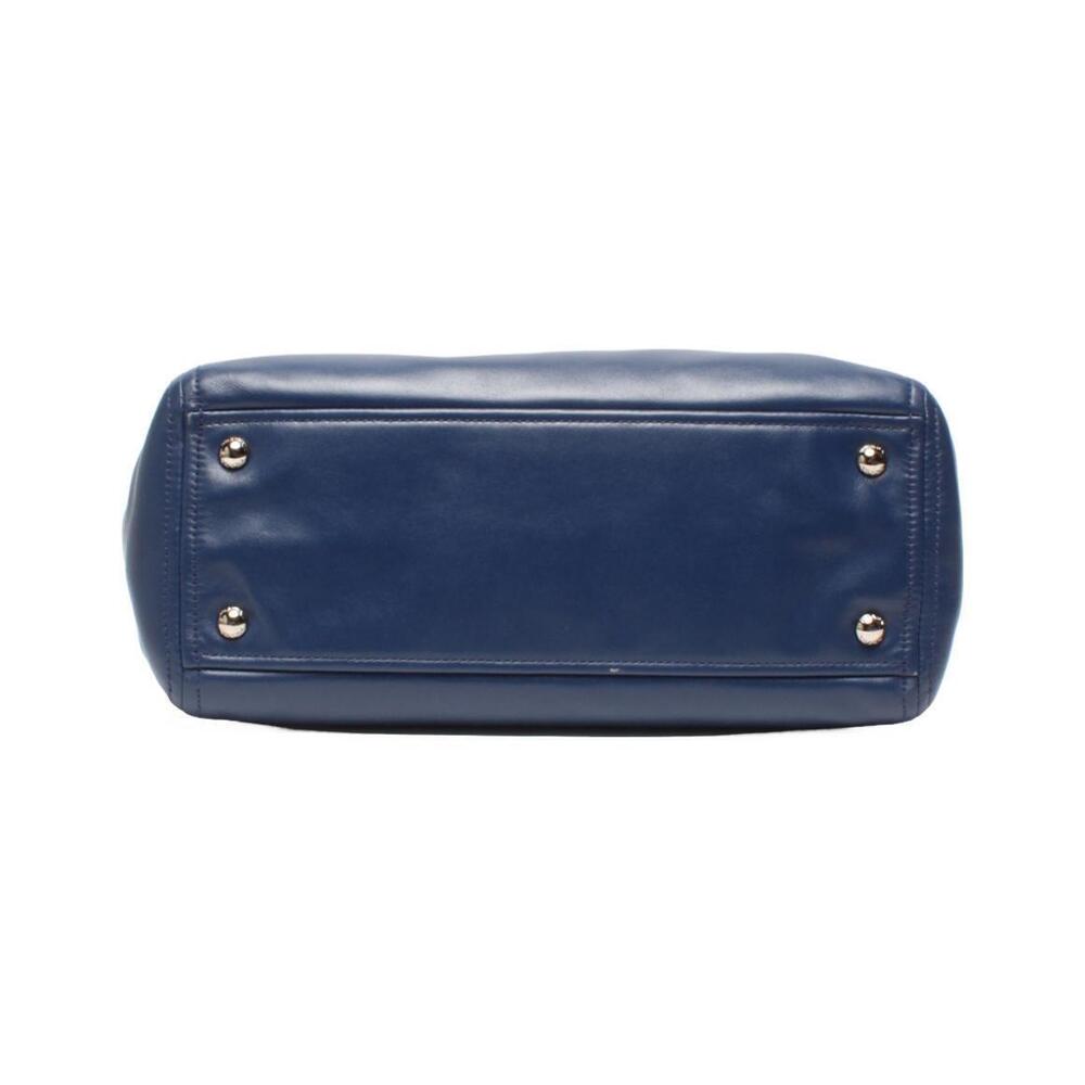 Prada Soft Crossbody navy Double Satchel Zip blue Calfskin - Picture 4 of 6